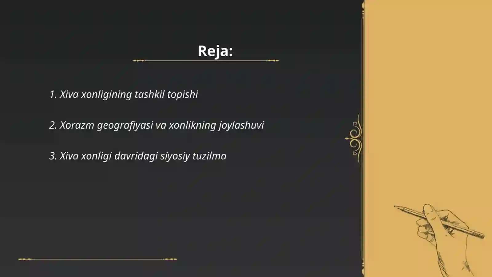 Xiva xonliging kelib chiqish tarixi va xonlar haqida malumot 2
