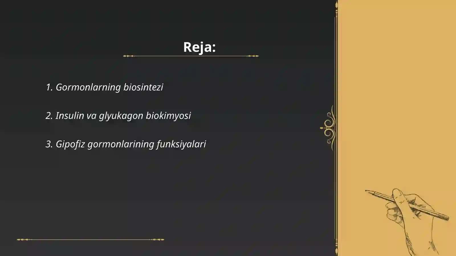 Endokrin tizimi biokimyosi 2