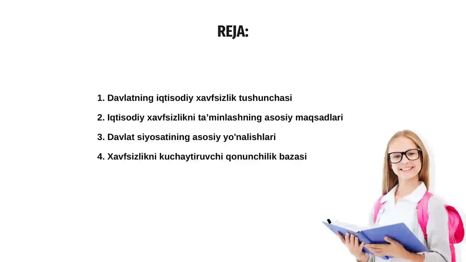 Davlatning iqtisodiy xavfsizlikni ta’minlash siyosati 2