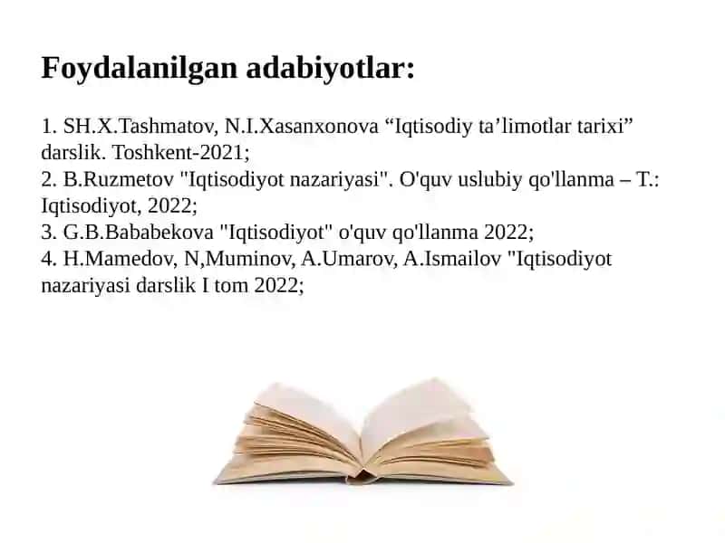 Iqtisodiyot nazariyasi 2
