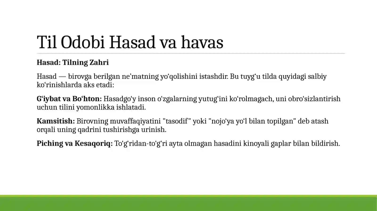 Til Odobi Hasad va havas 2