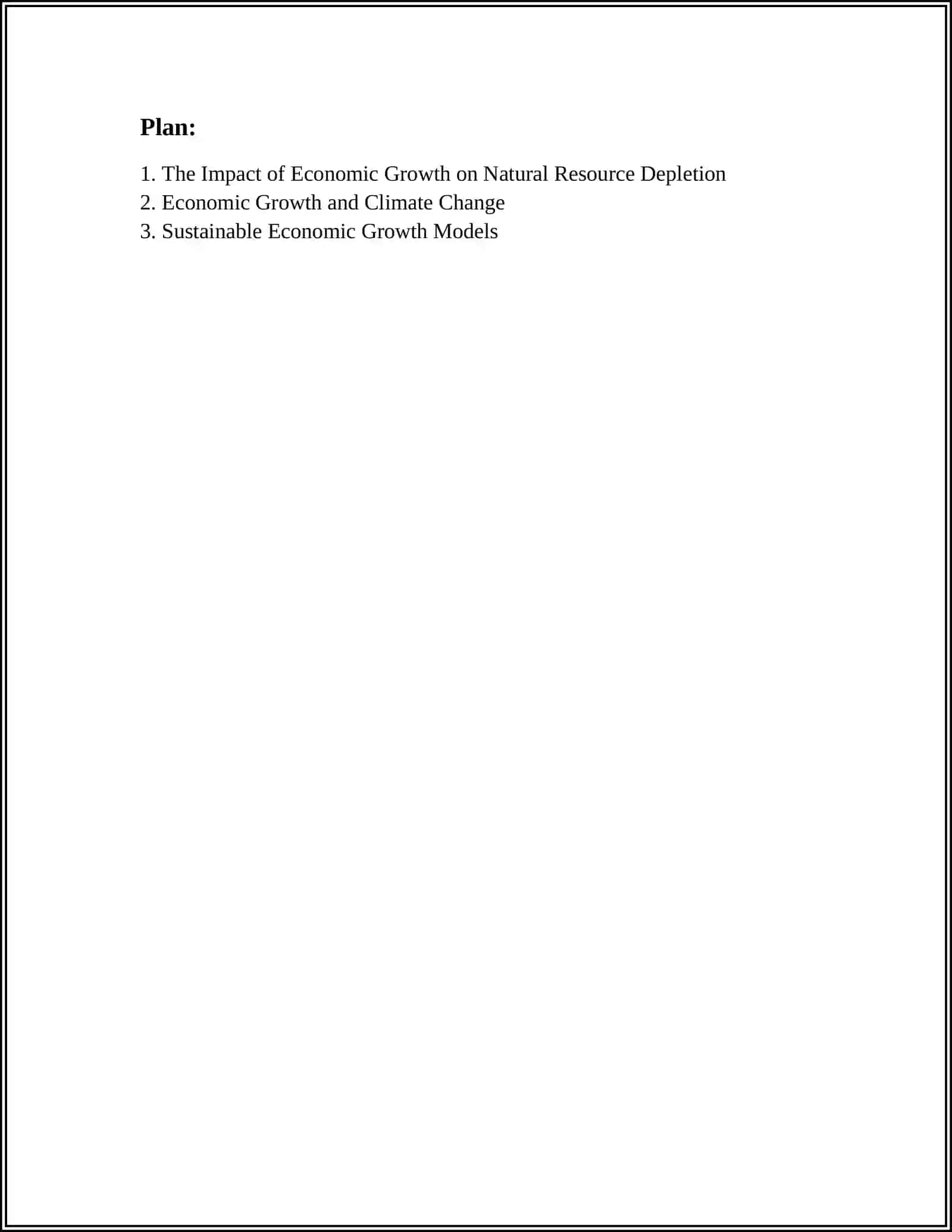 The Impact of Economic Growth on Natural Resource Depletion 2