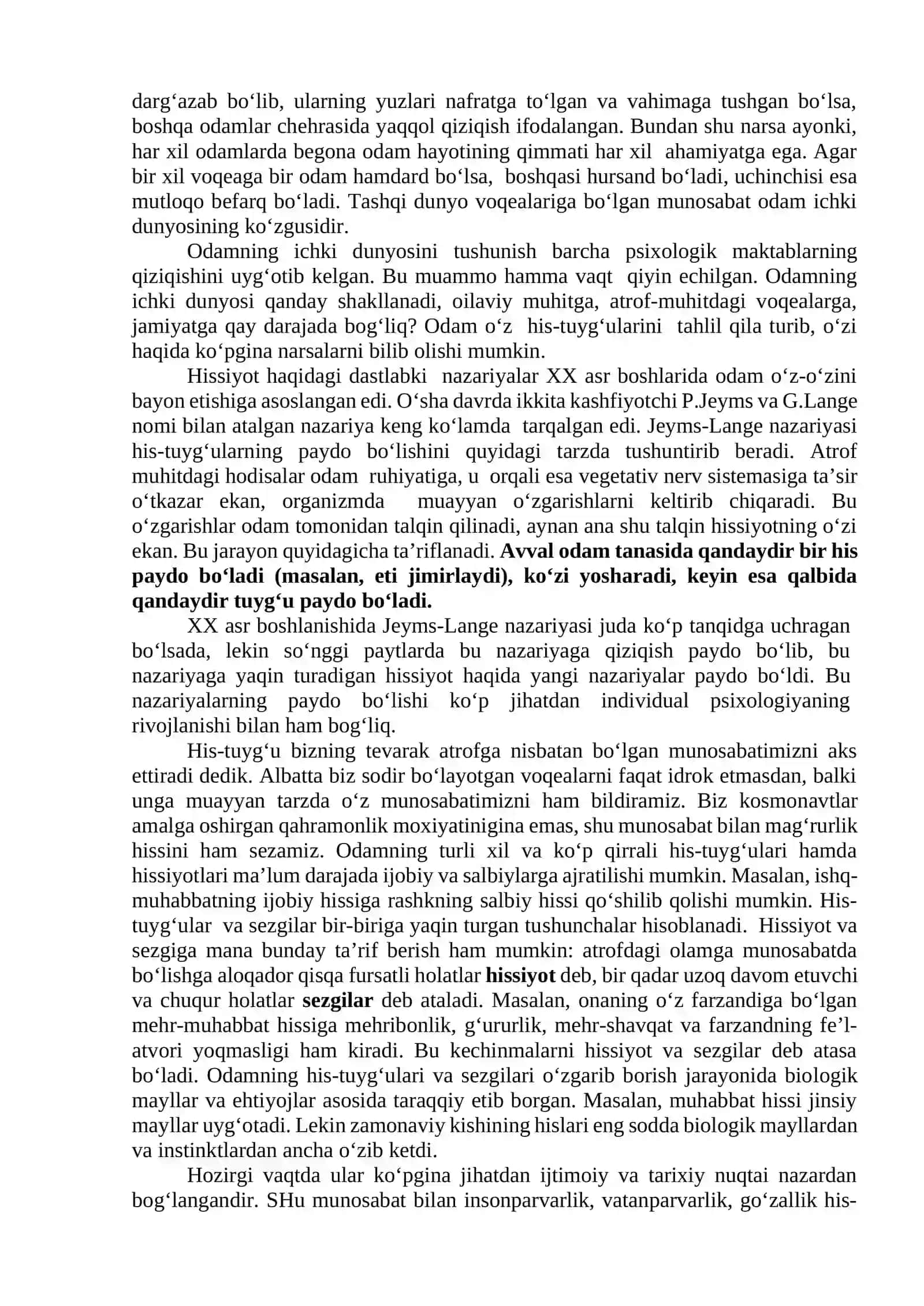 His-tuyg'u va emotsiya 2