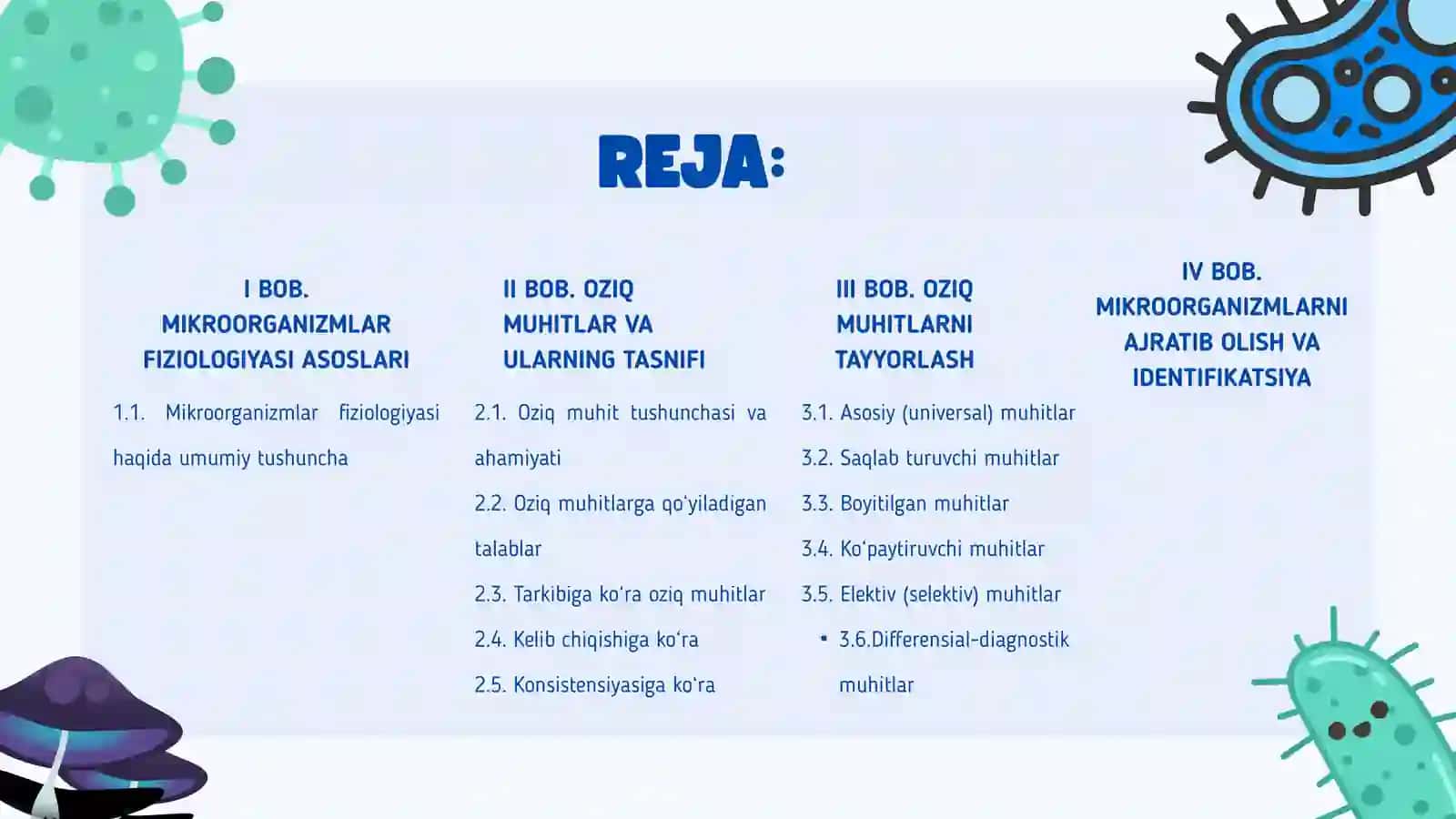 mikroorganizmlar fiziologiyasi 2