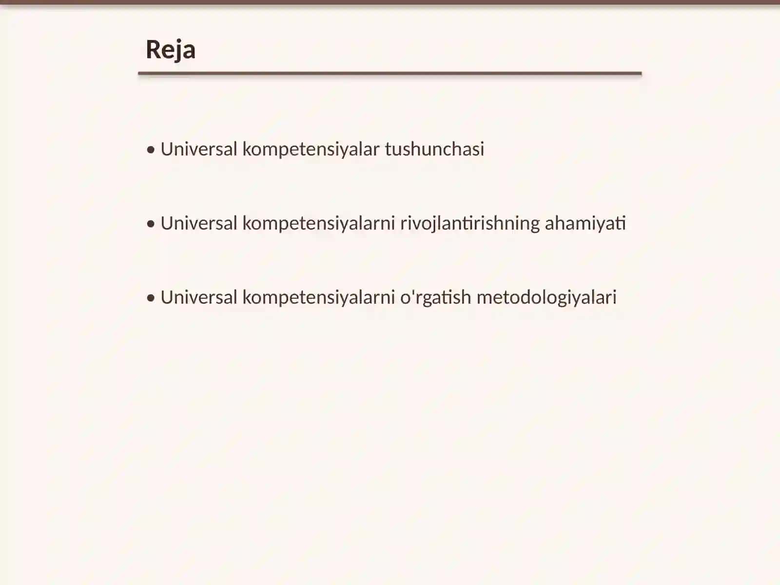 Universal kompetensiyalarni rivojlantirish 2