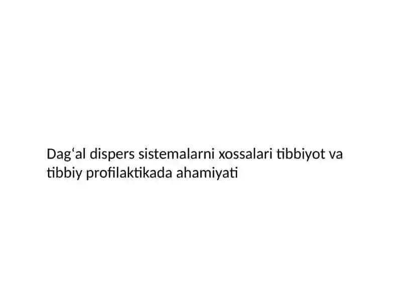 Toshkent Tibbiyot Akademiyasi Termiz filiali pediatriya fakulteti tibbiy profilaktika ishi yo‘nalishi talabasi Olimqulova Layloning Tibbiy Kimyo fanidan tayyorlangan taqdimoti 2