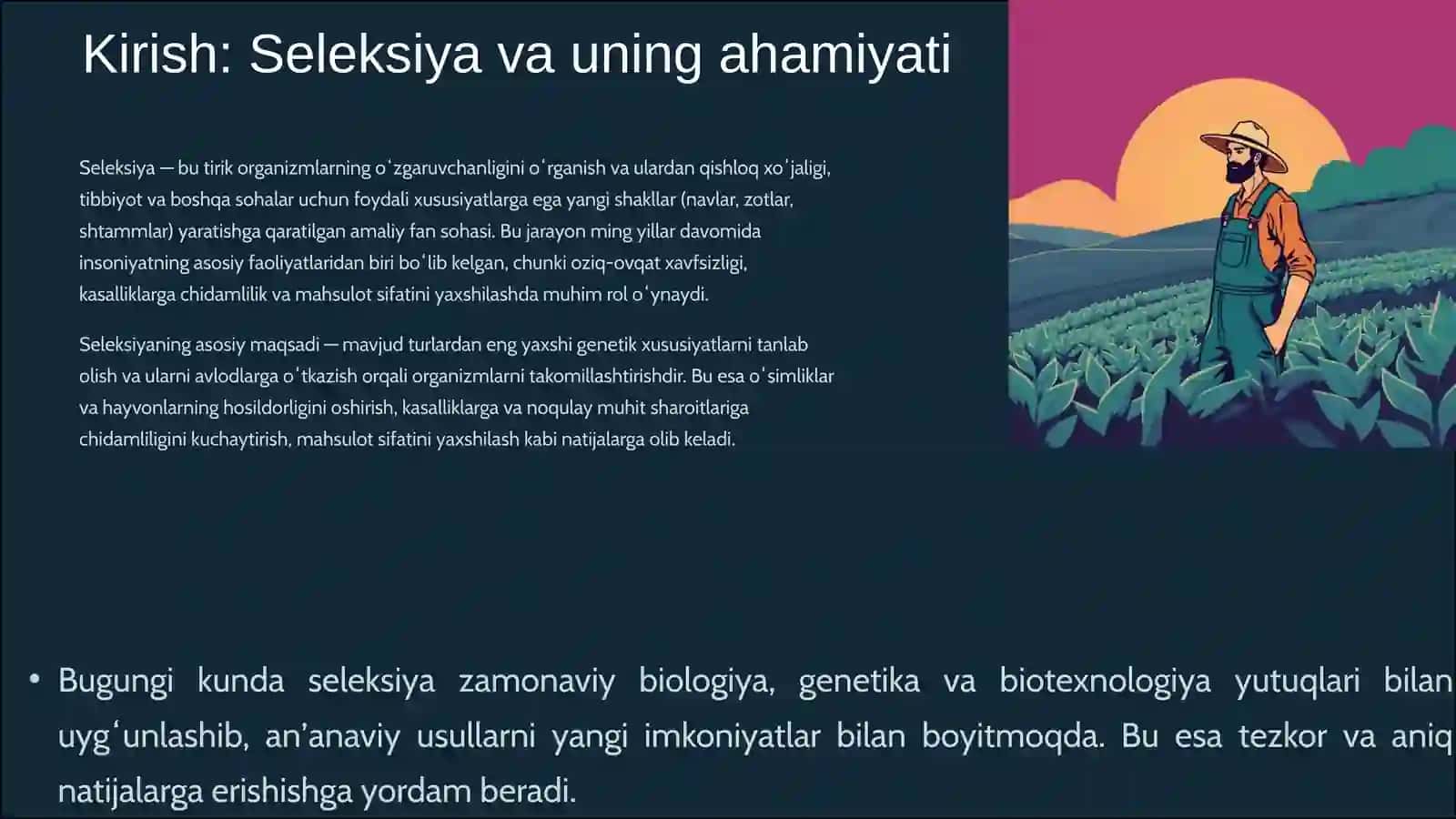 SELECTING BASIC METHODS: COMPARATIVE ANALYSIS OF BREEDING 2