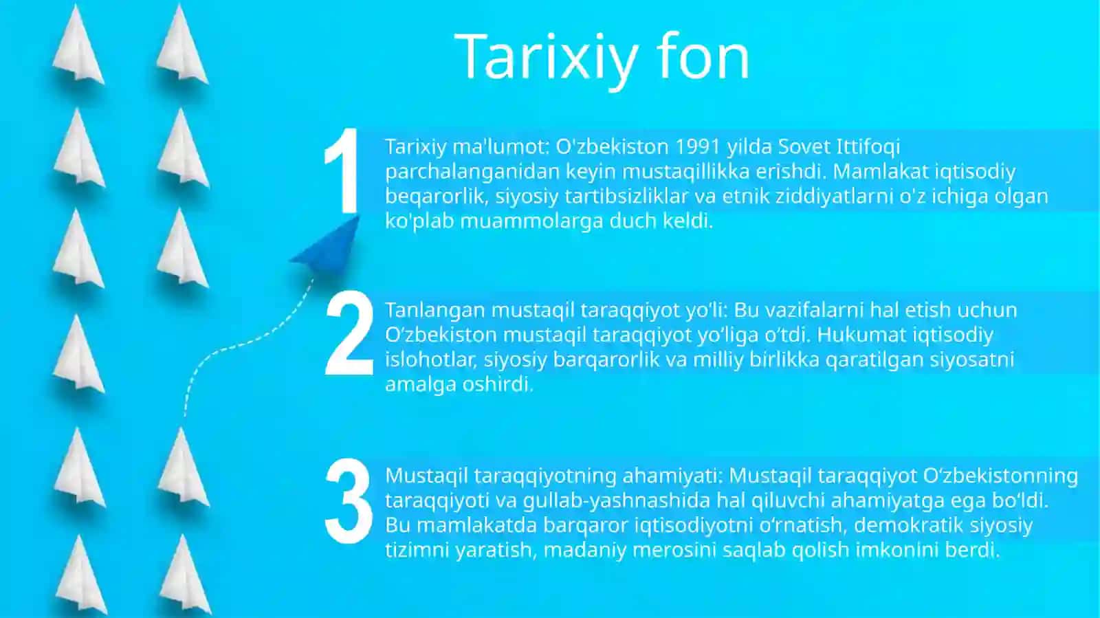 O'zbekiston Tanlagan Mustaqil Rivojlanish Yòli Va Uning Ahamiyati 2