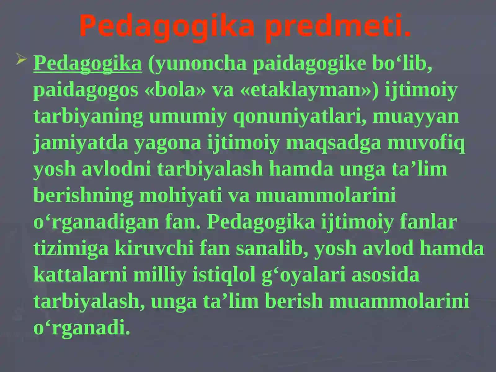 Pedagogika fanining maqsadvavazifalari 2