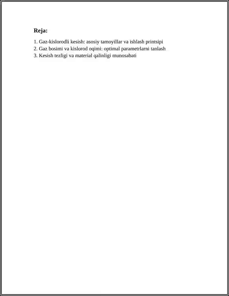 Gaz-kislorodli kesish 2