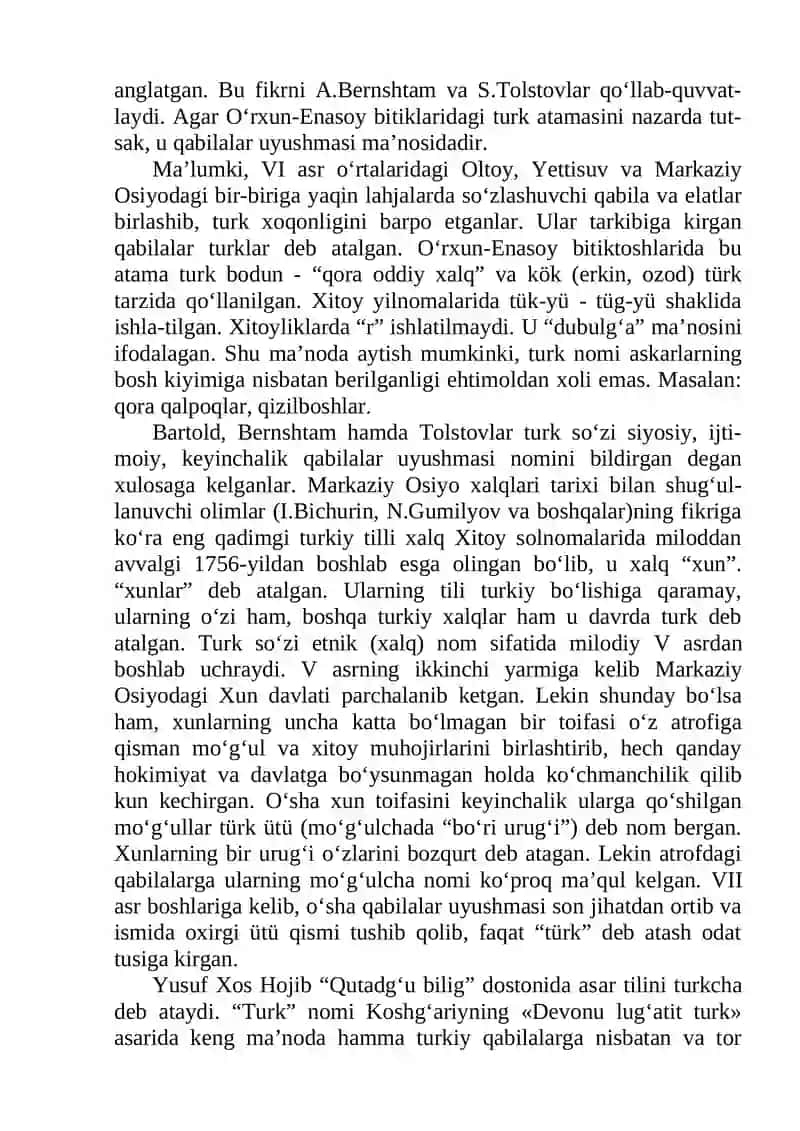 O‘ZBEK XALQI VA TILINING NOMLANISH TARIXI 2