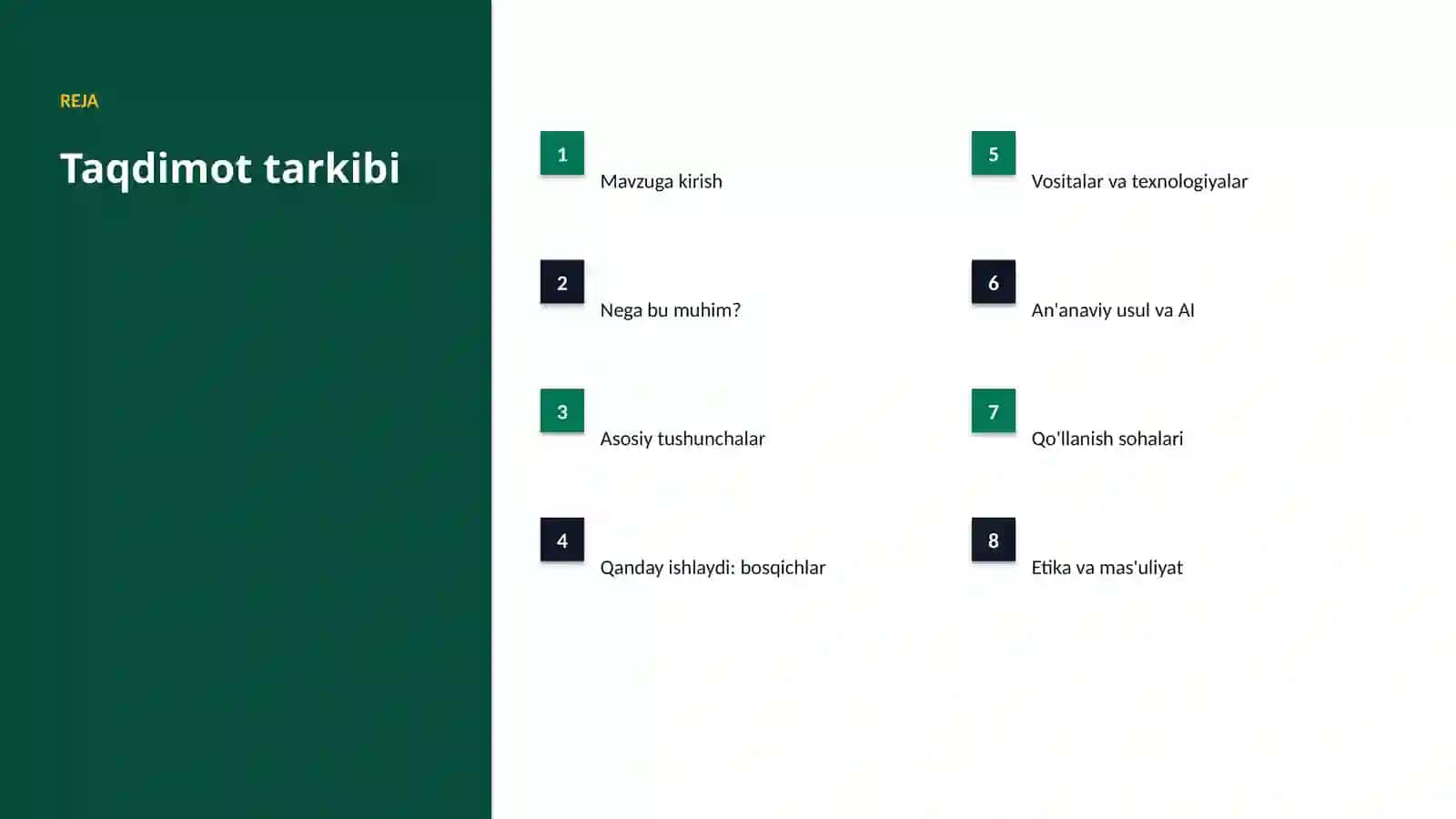 Sun'iy intellekt • premium taqdimot 2
