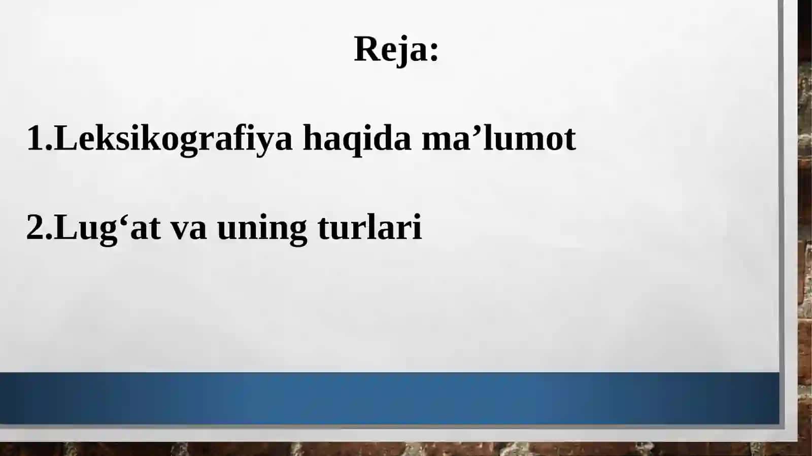 O‘zbek leksikografiyasi 2