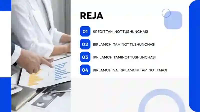 BIRLAMCHI VA IKKILAMCHI KREDIT TAMINOT 2