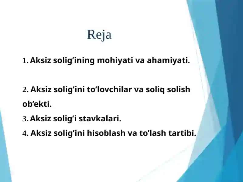 AKSIZ SOLIG’I 2