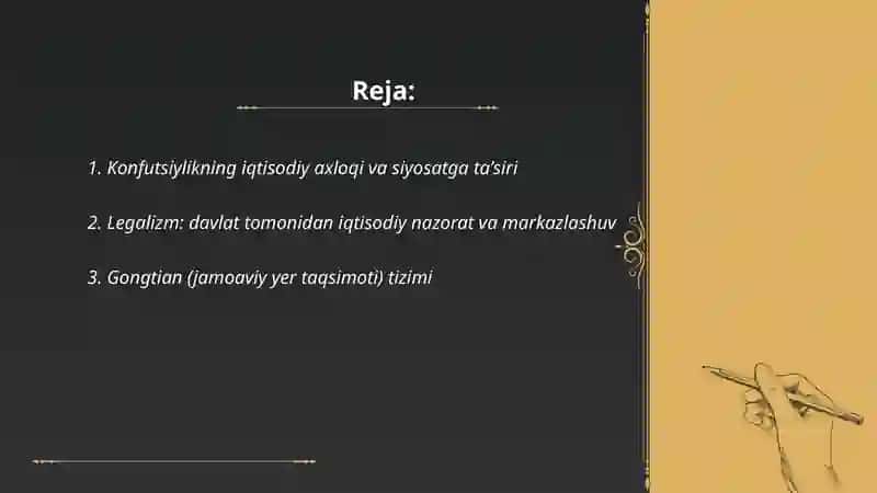 Qadimgi Xitoydagi iqtisodiy gʻoyalar 2