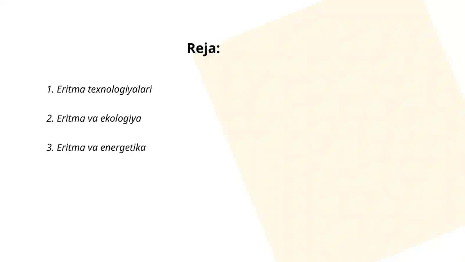 Eritma texnologiyalari 2