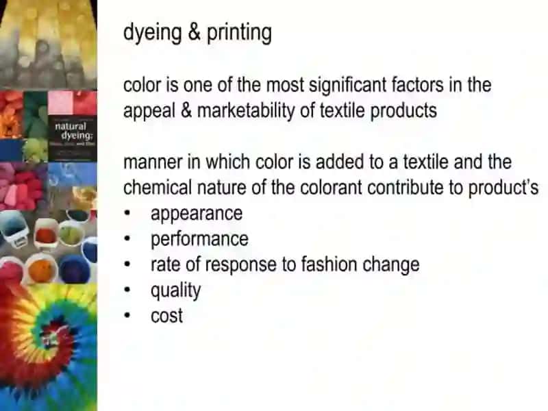 DYEING and PRINTING 2