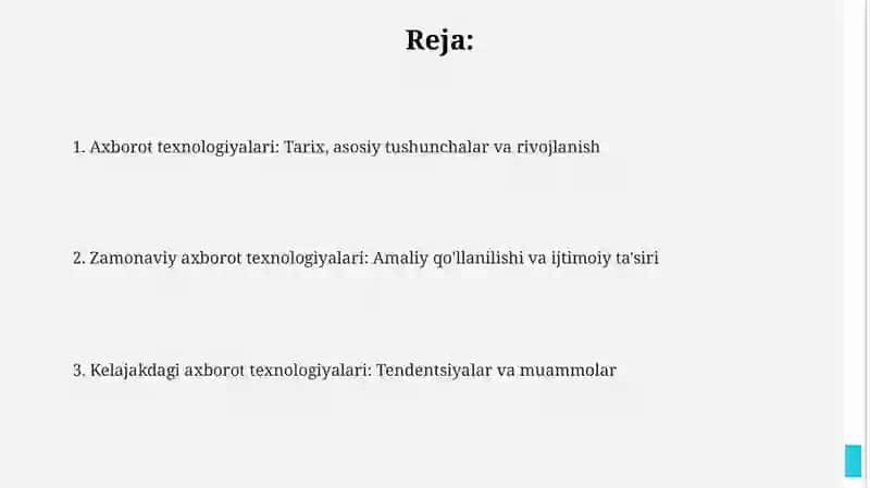 Axborot texnologiyalari 2