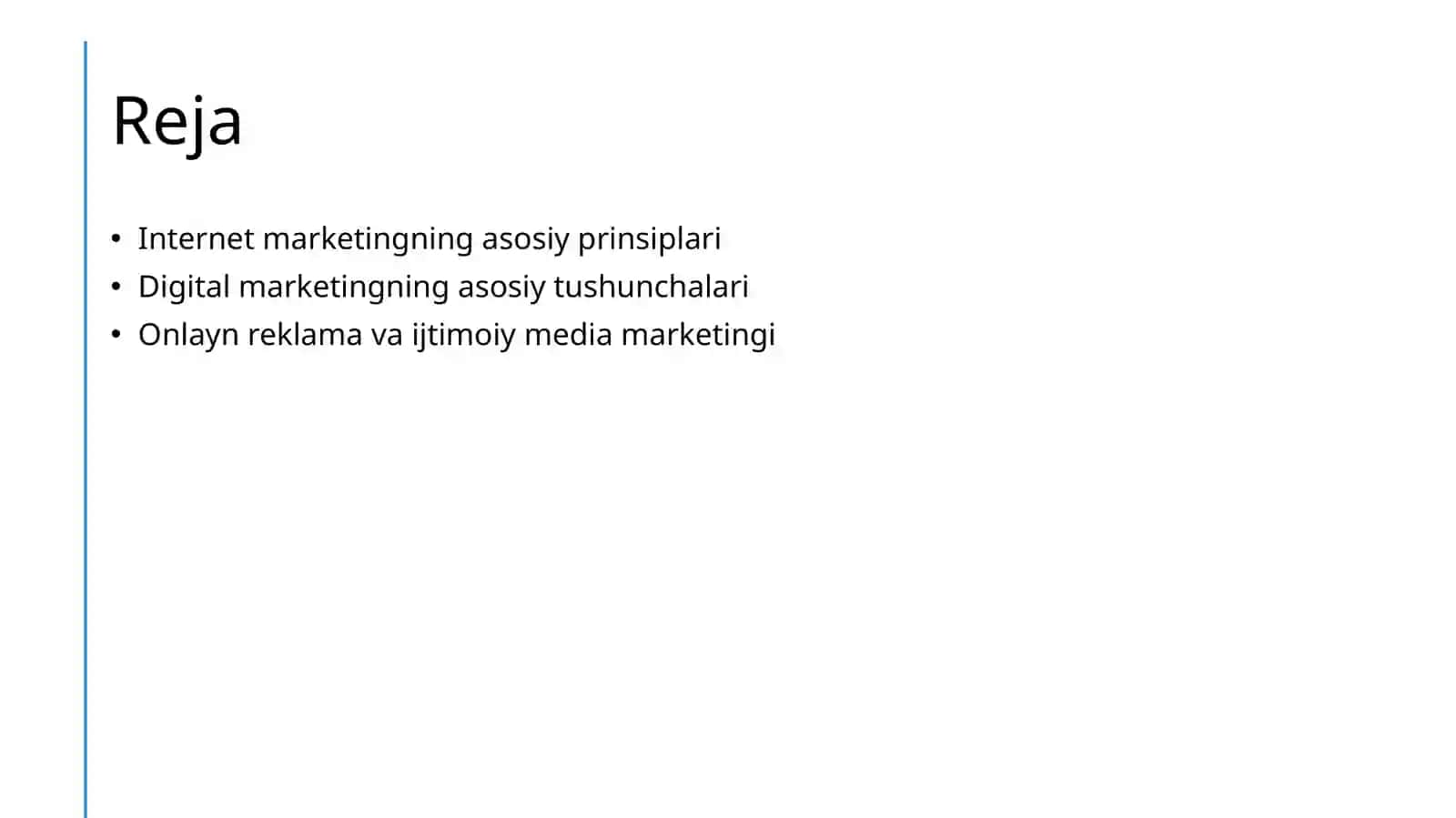 Internet marketing asosiy yo'nalishlari 2
