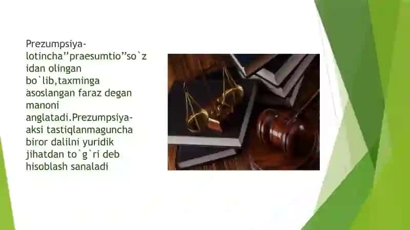 Ayibsizlik prezumpsiyasi 2