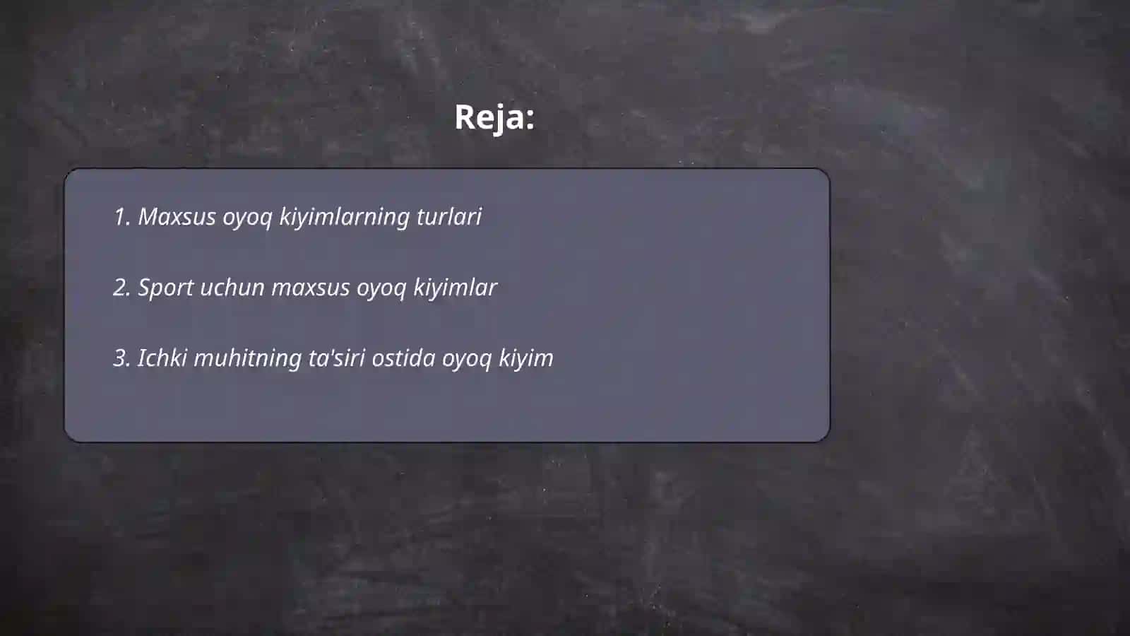 Maxsus oyoq kiyimlar 2
