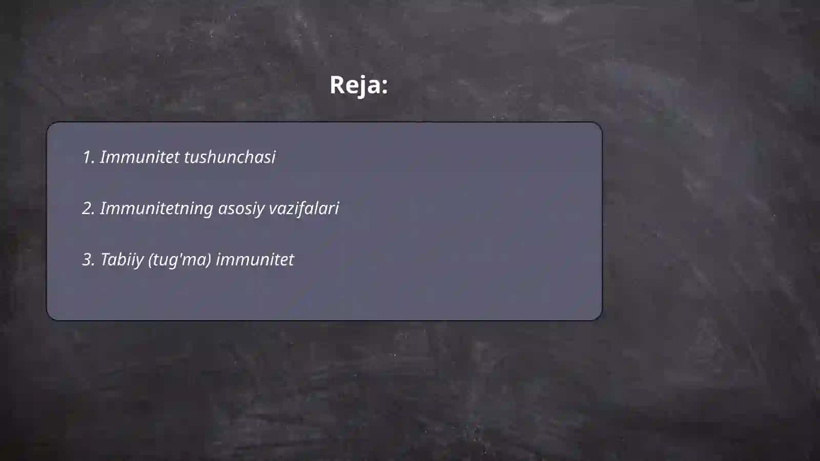 Immunitet tushunchasi 2
