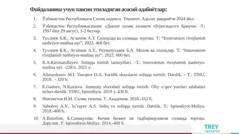 Солиқ ва солиққа тортиш 2