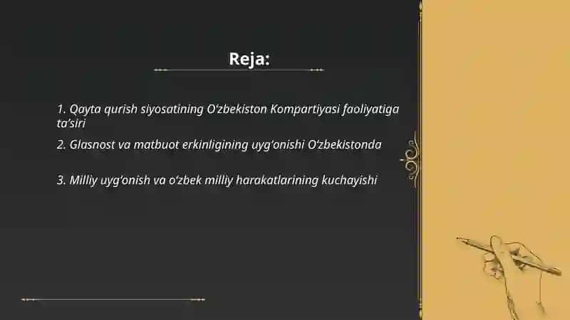 Qayta qurish siyosatining taʼsiri 2