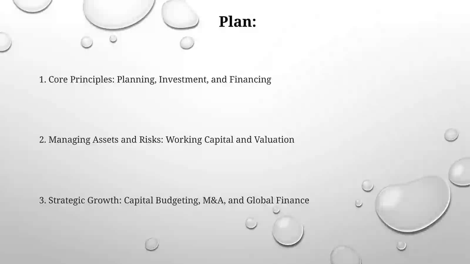 Presentation on Key Concepts of Financial Management 2