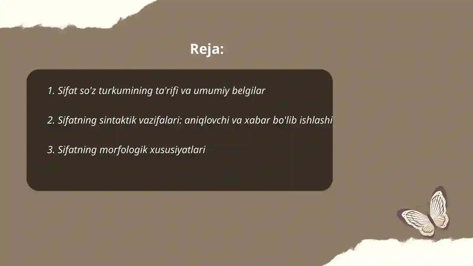 Sifat sóz turkumi 2