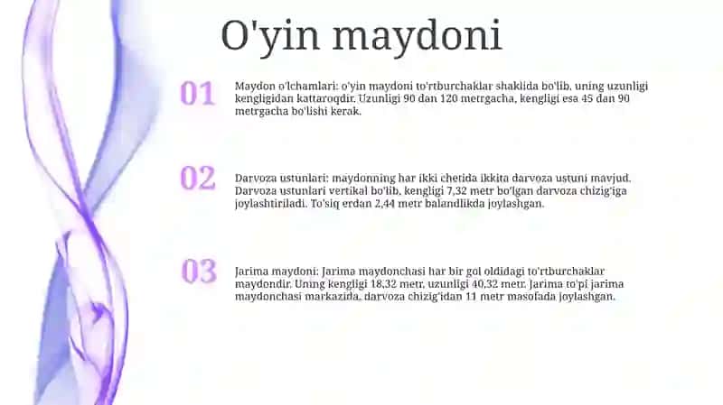 Futbol OʻYini Qoidalari 2