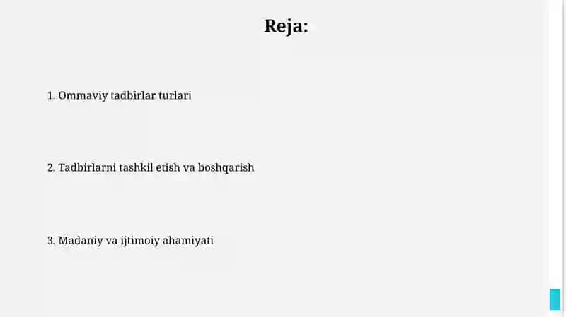 Indoneziya ommaviy tadbirlari 2