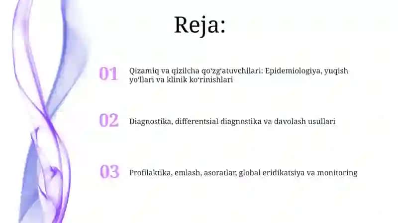 Qizamiq va qizilcha qoʻzgʻatuvchilari 2