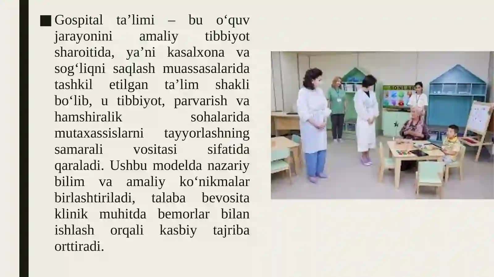 gospital taʼlim modellari tahlili va hususiyatlari 2
