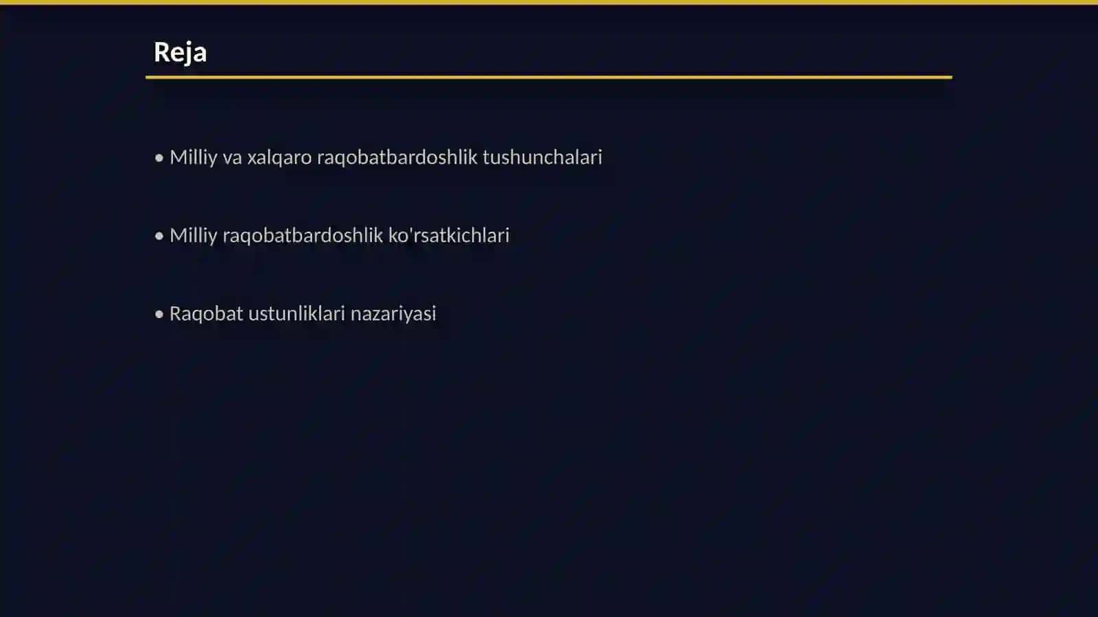 Milliy raqobatbardoshlik 2