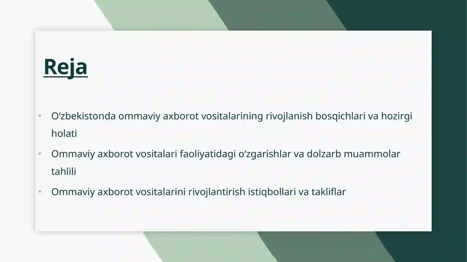 Oʻzbekiston OAV: Tarixiy Bosqichlar 2