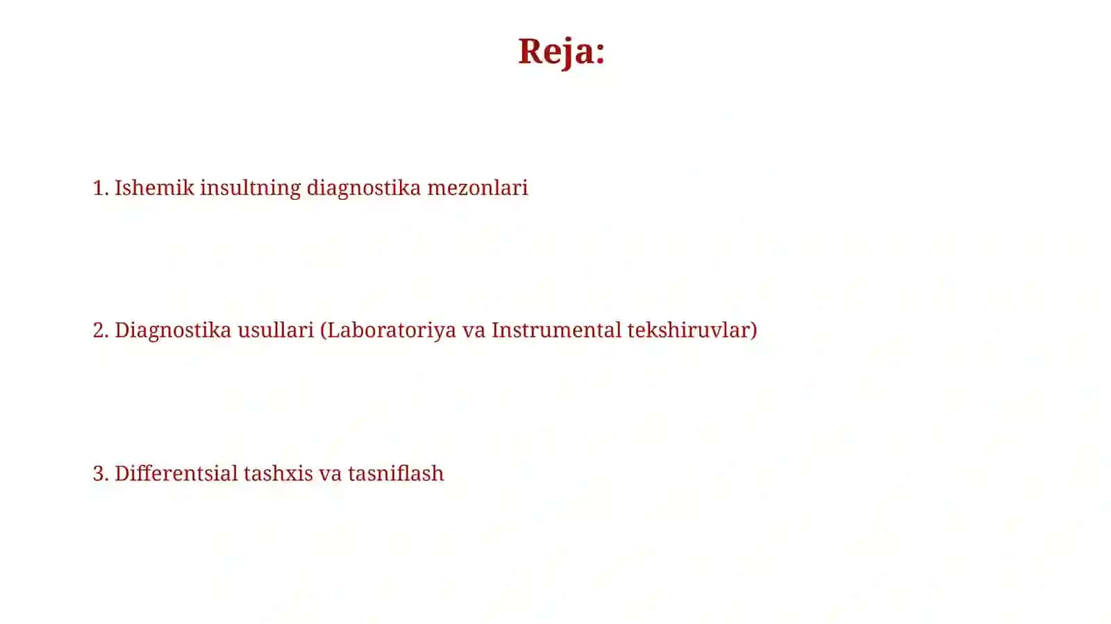 Ichki kasalliklar propedivtikasi 2