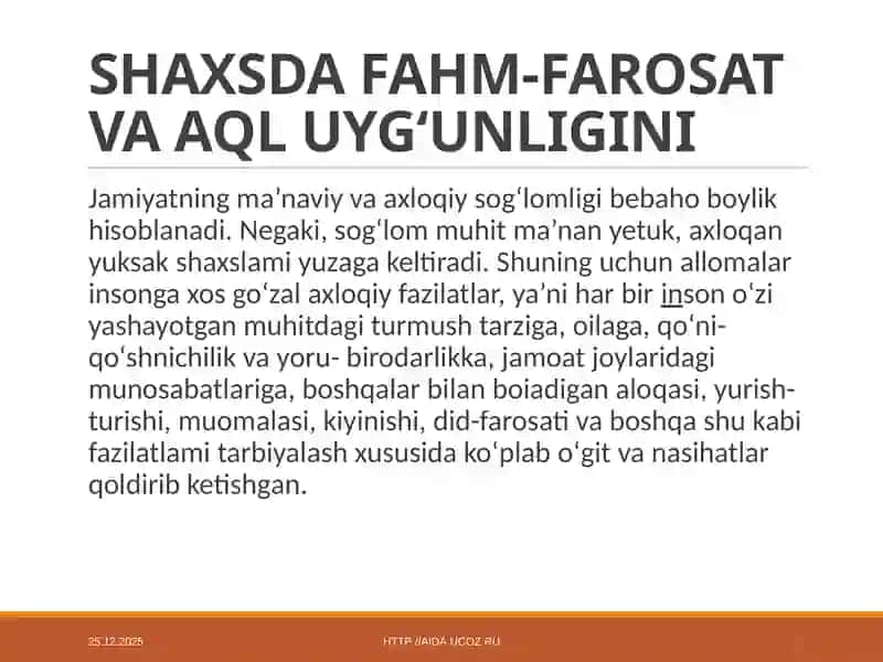 Estetik tarbiyaning turlari va yo`nalishlari 2