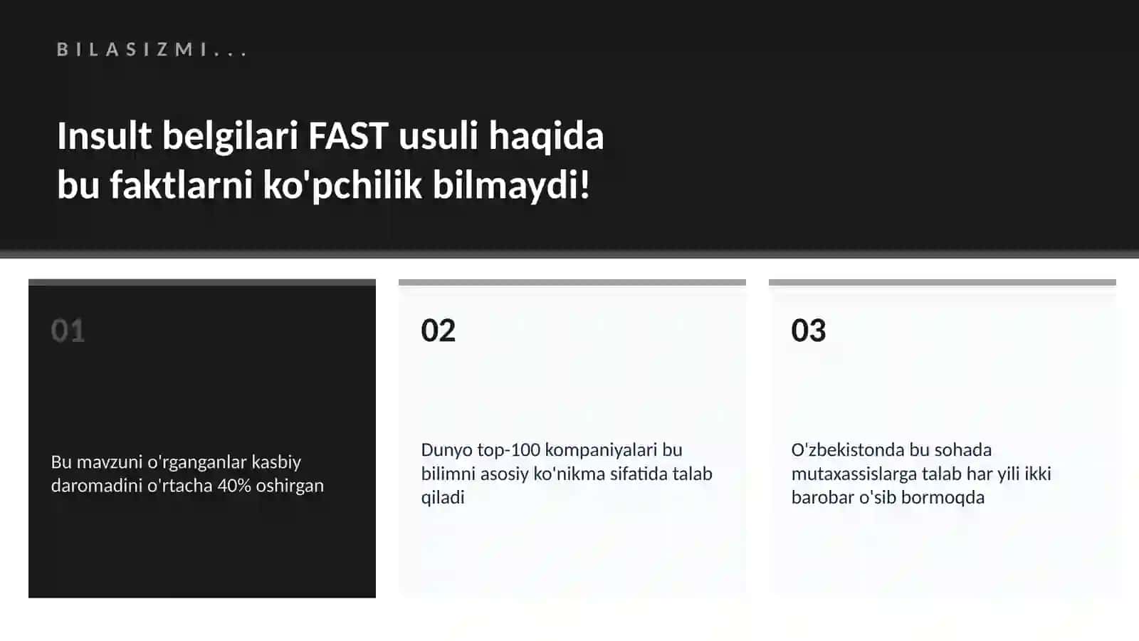 Insult belgilari FAST usuli 2