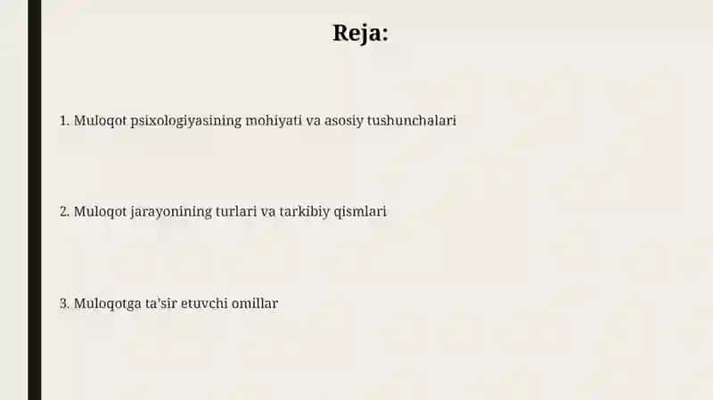 Muloqot psixologiyasi 2