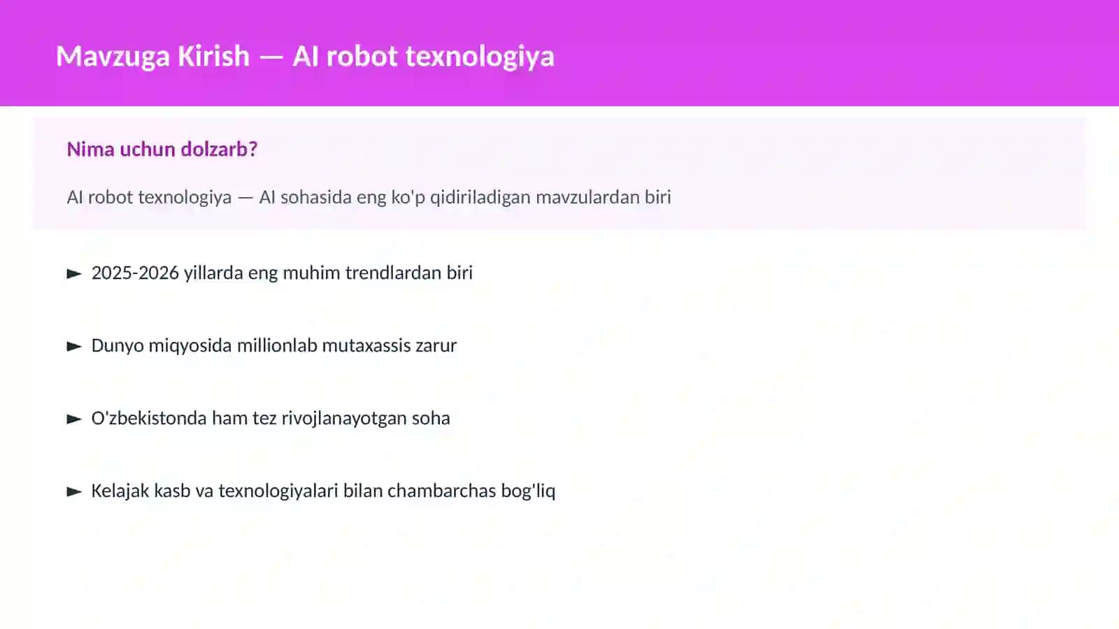 AI AMALIY SOHALARDA 2