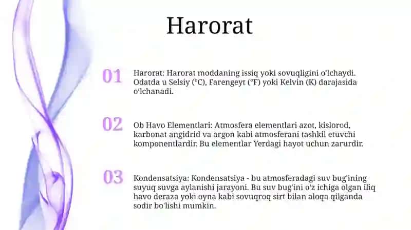 Ob Havo Elementlari 2