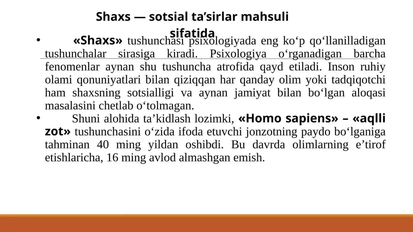 SOTSIAL PSIXOLOGIYADA SHAXS MUAMMOSI 2