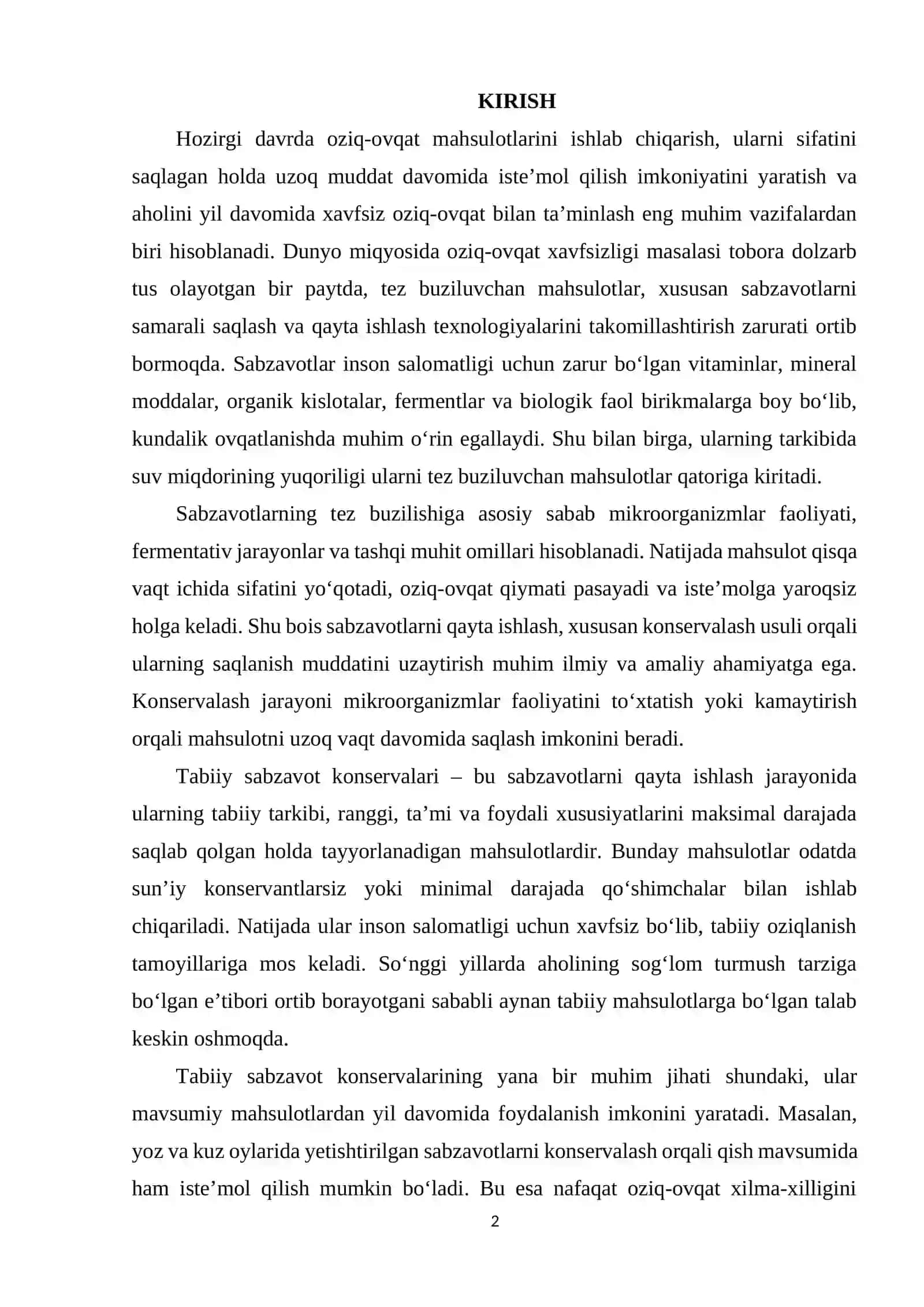 Tabiiy sabzavot kanservalarini tayyorlash 2