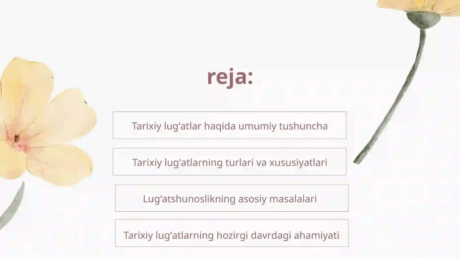 Tarixiy lugʻatlar va lugʻatshunoslik masalalari. 16list 2