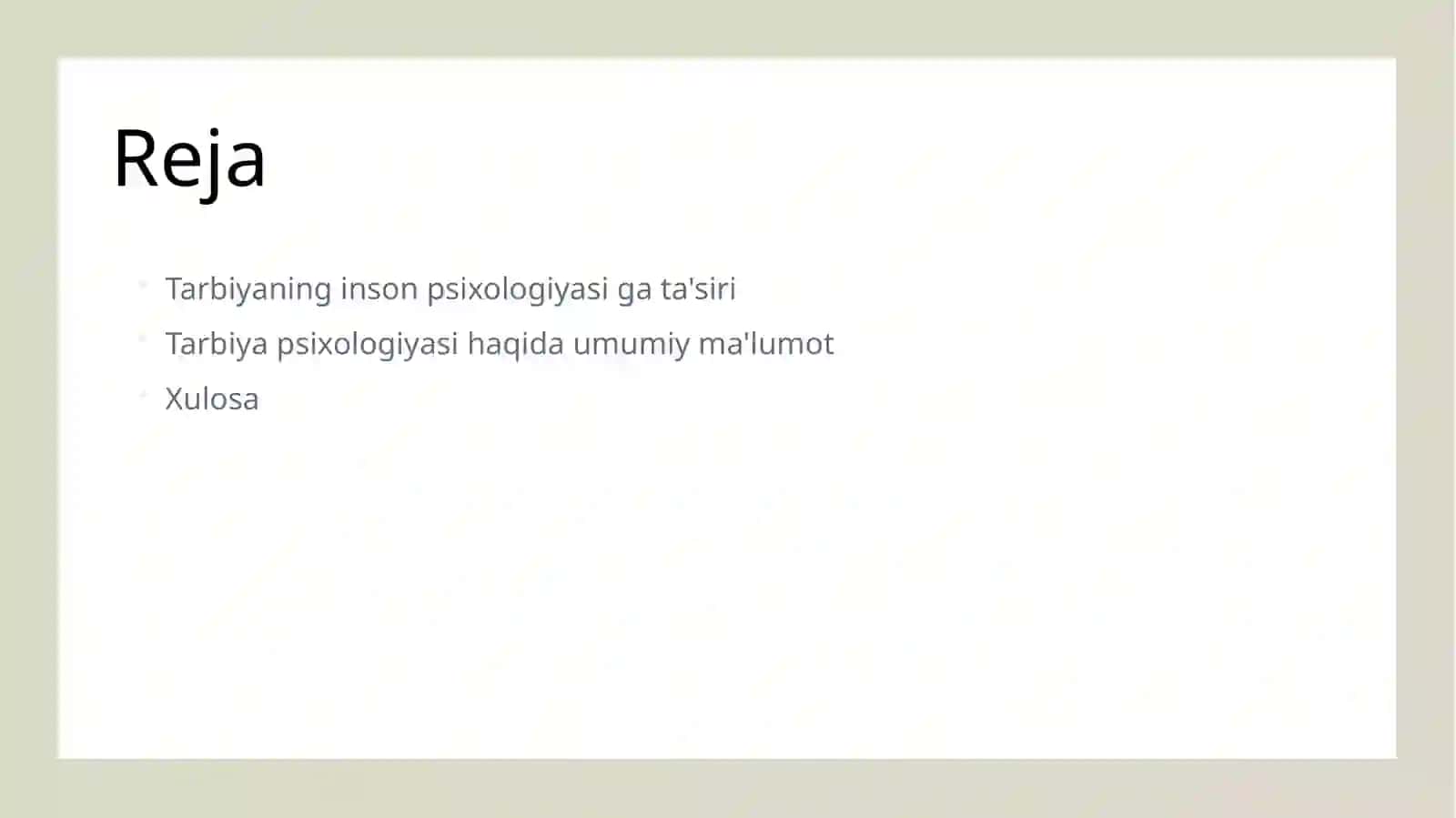 Tarbiya psixologiyasi haqida ma'lumot 2