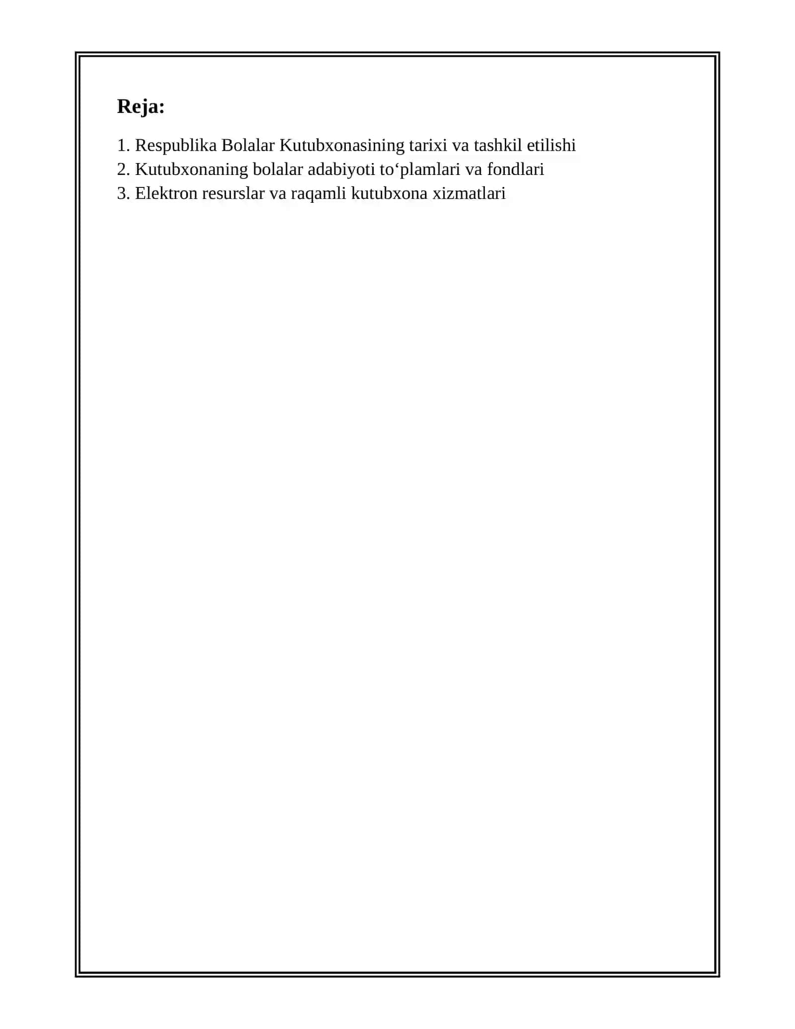 RESPUBLIKA BOLALAR KUTUBXONASI 2