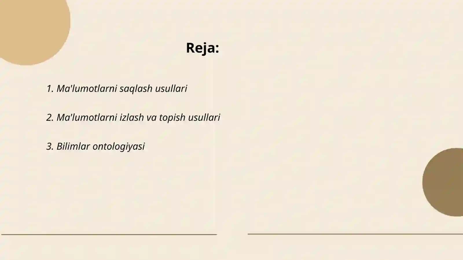 Ma'lumotlarni saqlash usullari 2