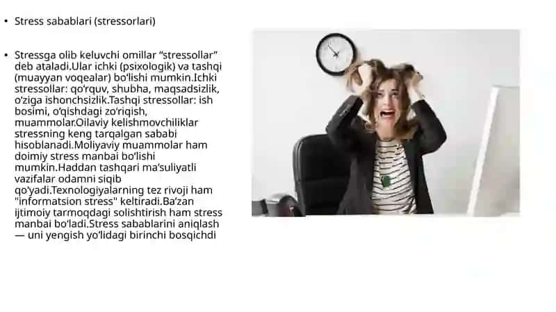 Stresstushunchasi 2